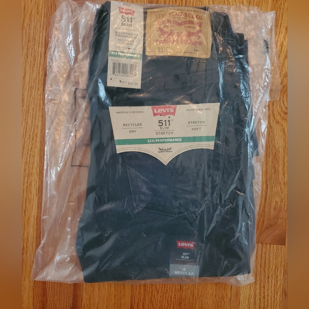 Levi's 511 Slim Stretch Jeans - Deep Blue
